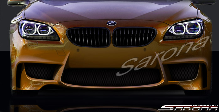 Custom BMW 6 Series  Coupe, Convertible & Sedan Front Bumper (2012 - 2019) - $850.00 (Part #BM-046-FB)